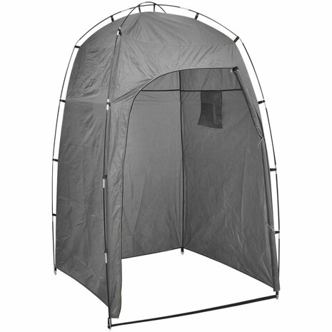Kampeertoilet met tent draagbaar 10 + 10 L 3