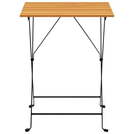 Bistrotafel 55x54x71 cm massief acaciahout 3