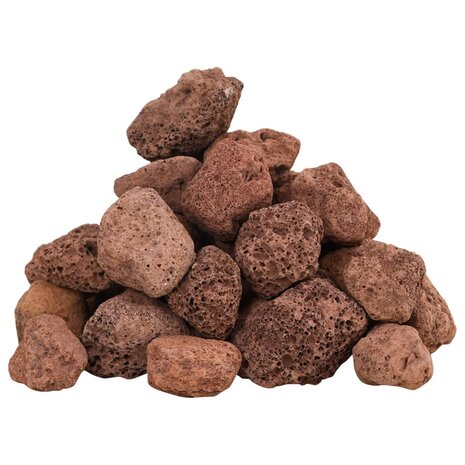 Lavastenen 10 kg 3-5 cm rood 3