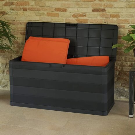Tuinbox 117x45x56 cm zwart 4
