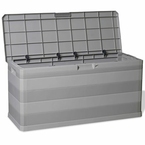 Tuinbox 117x45x56 cm grijs 7