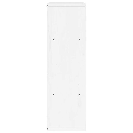 Bijzetkast ODDA 40x24x79 cm massief grenenhout wit 7