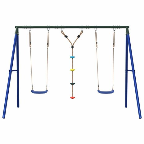 Schommelset met schommels en klimtouw met schijven 3