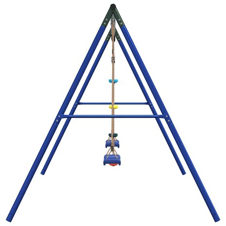 Schommelset met schommels en klimtouw met schijven 4