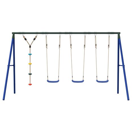 Schommelset met schommels en klimtouw met schijven 3