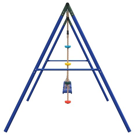 Schommelset met schommels en klimtouw met schijven 4