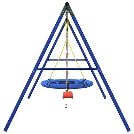 Schommelset met schommel, ladder en schotelschommel 4