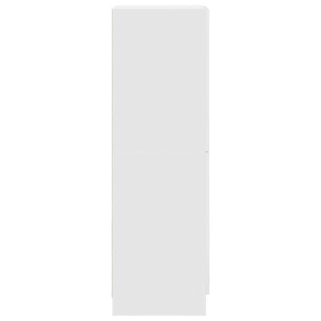 Keukenkast 38x41,5x131,5 cm bewerkt hout wit 6