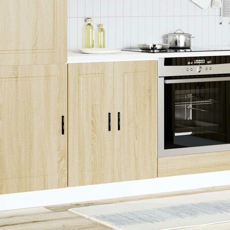 Keuken onderkast "Porto" bewerkt hout sonoma eikenkleurig 3