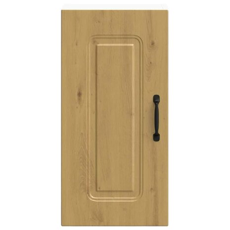 Keukenwandkast Kalmar bewerkt hout artisanaal eikenkleur 4