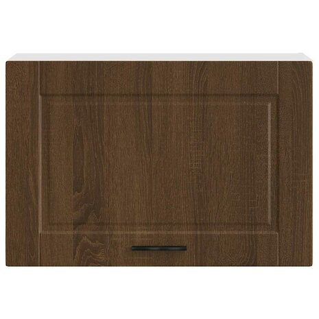 Keukenwandkast Porto bewerkt hout bruin eikenkleur 5