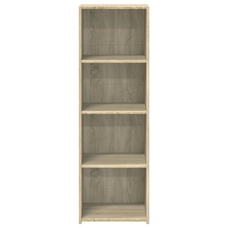 Hoge kast 40x41x124 cm bewerkt hout sonoma eikenkleurig 4