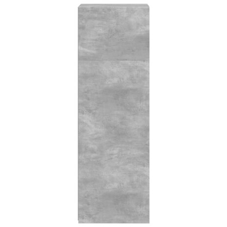 Hoge kast 40x41x124 cm bewerkt hout betongrijs 5