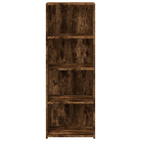 Hoge kast 45x41x124 cm bewerkt hout gerookt eikenkleurig 4