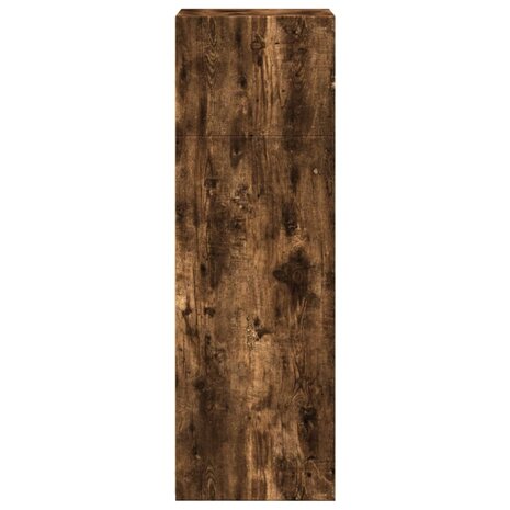 Hoge kast 45x41x124 cm bewerkt hout gerookt eikenkleurig 5