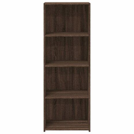 Hoge kast 45x41x124 cm bewerkt hout bruin eikenkleurig 4