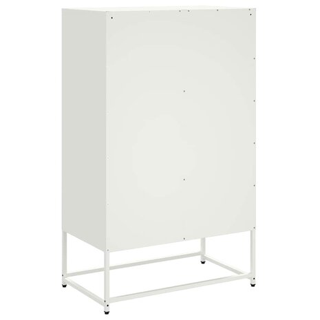 Hoge kast 68x39x111,5 cm staal wit 7