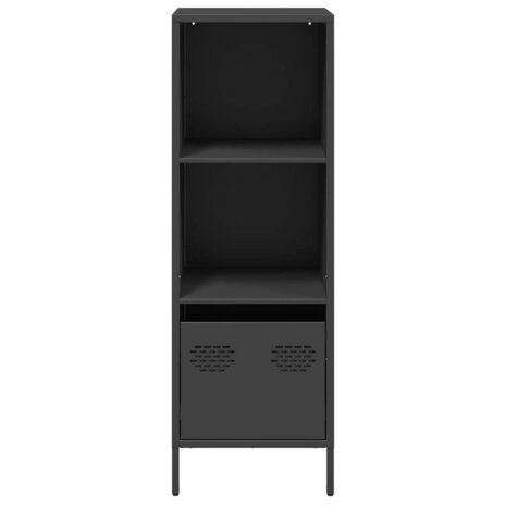 Hoge kast 35x39x103,5 cm staal zwart 5