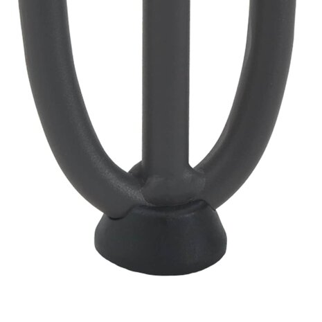 Haarspeld tafelpoten 4 st 30 cm massief staal antracietkleurig 9