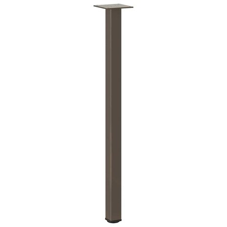 Salontafelpoten 4 st 72-74 cm staal naturel 4