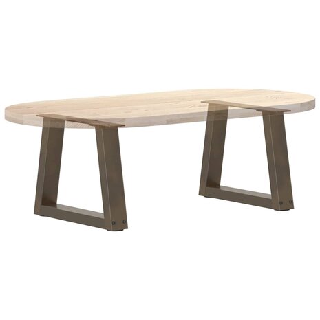Eettafelpoten 2 st V-vormig 40x(30-31,3) cm staal naturel 8