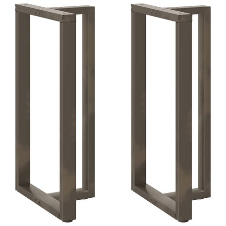 Bartafelpoten 2 st T-vormig 60x35x(110-111) cm staal naturel 1