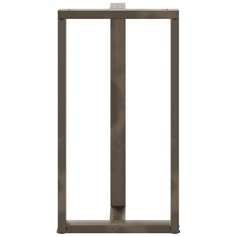 Bartafelpoten 2 st T-vormig 60x35x(110-111) cm staal naturel 6
