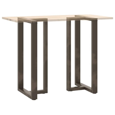Bartafelpoten 2 st T-vormig 60x35x(110-111) cm staal naturel 8