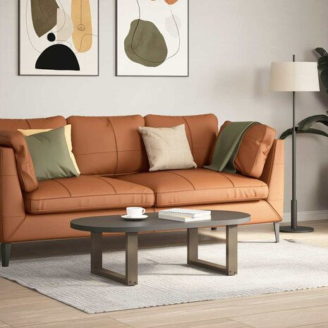 Salontafelpoten 2 st U-vormig 50x(30-31) cm staal naturel 2
