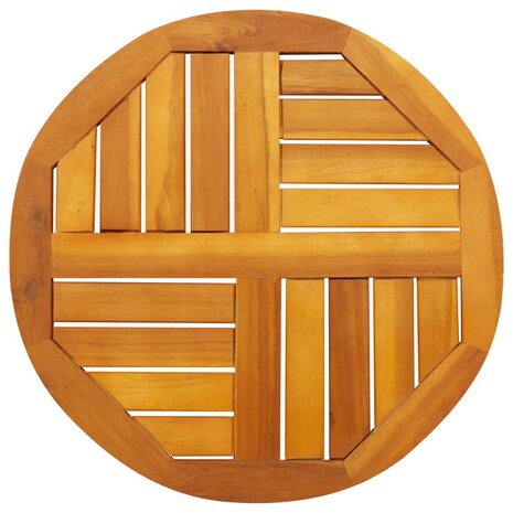 Tafelblad rond Ø 50x2 cm massief acaciahout 1