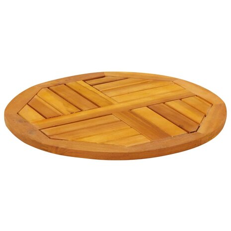 Tafelblad rond Ø 50x2 cm massief acaciahout 4