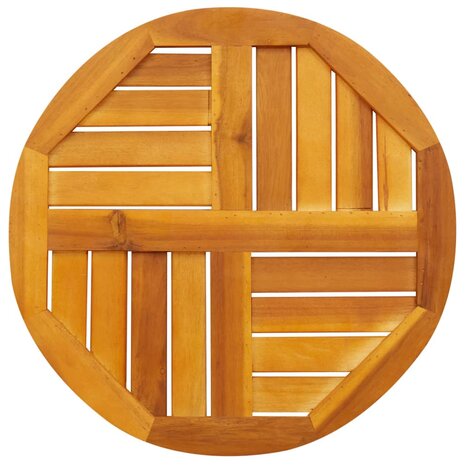 Tafelblad rond Ø 50x2 cm massief acaciahout 6