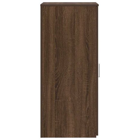 Opbergkast 40x45x103,5 cm bewerkt hout bruin eikenkleurig 6