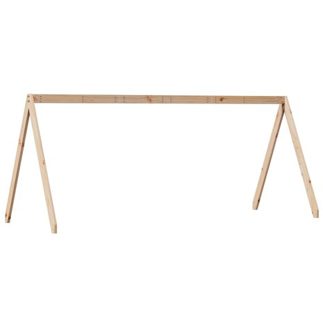 Kinderbedhuisje 209x85,5x88 cm massief grenenhout 6