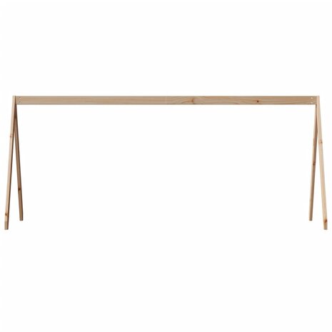 Kinderbedhuisje 199x95,5x88 cm massief grenenhout 4