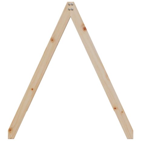 Kinderbedhuisje 199x95,5x88 cm massief grenenhout 5