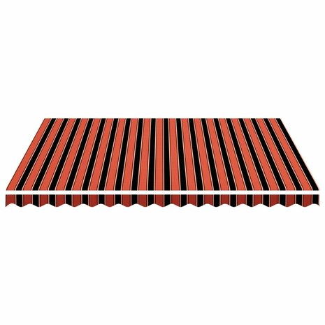 Vervangingsdoek voor luifel 4,5x3,5 m oranje en bruin 3