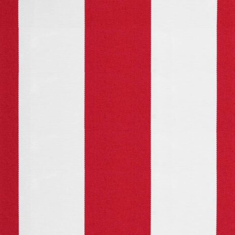 Vervangingsdoek voor luifel gestreept 5x3,5 m rood en wit 6