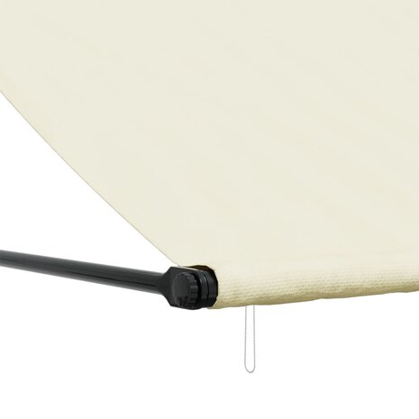 Luifel uittrekbaar 200x150 cm stof en staal crèmekleurig 7