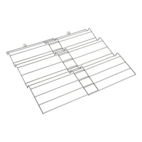 Metaltex Kruidenrekjes X-Pand 2 st 4-laags uitschuifbaar zilverkleurig 2