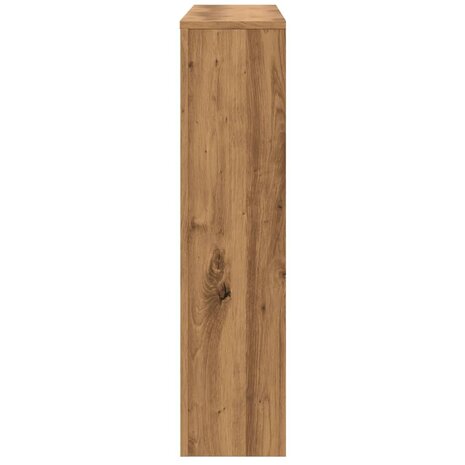 Radiatorombouw 175x20x82 cm bewerkt hout artisanaal eikenkleur 4