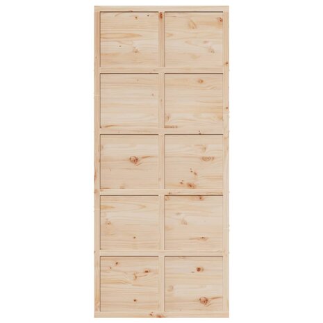 Schuifdeur 90x208 cm massief grenenhout 4