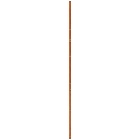 Schuifdeur 90x208 cm massief grenenhout wasbruin 5
