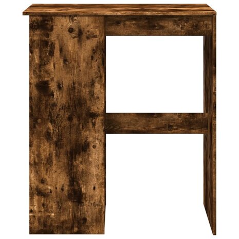 Bartafel met rekken 90x47,5x103,5 cm bewerkt hout gerookt eiken 4