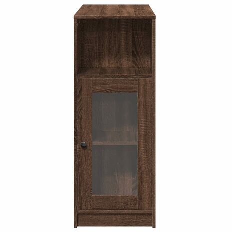 Bartafel met rekken 101x40x103,5 cm bewerkt hout bruin eiken 6