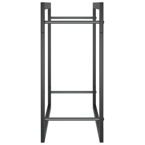 Haardhoutrek 50x28x56 cm staal matzwart 4