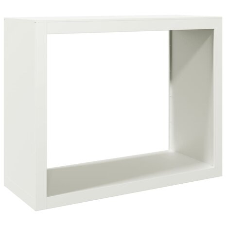 Haardhoutrek 100x40x80 cm staal wit 2