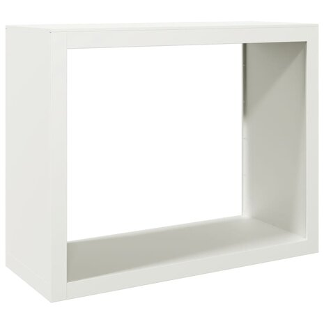 Haardhoutrek 100x40x80 cm staal wit 6