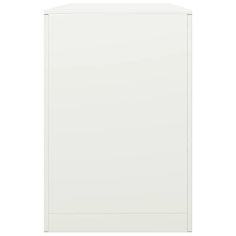 Haardhoutrek 100x40x60 cm staal wit 5