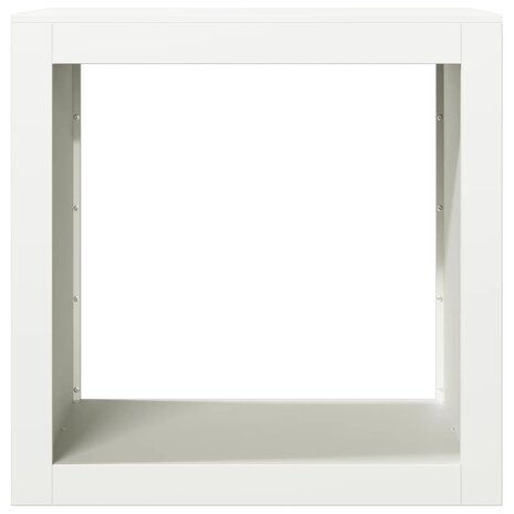 Haardhoutrek 60x40x60 cm staal wit 4